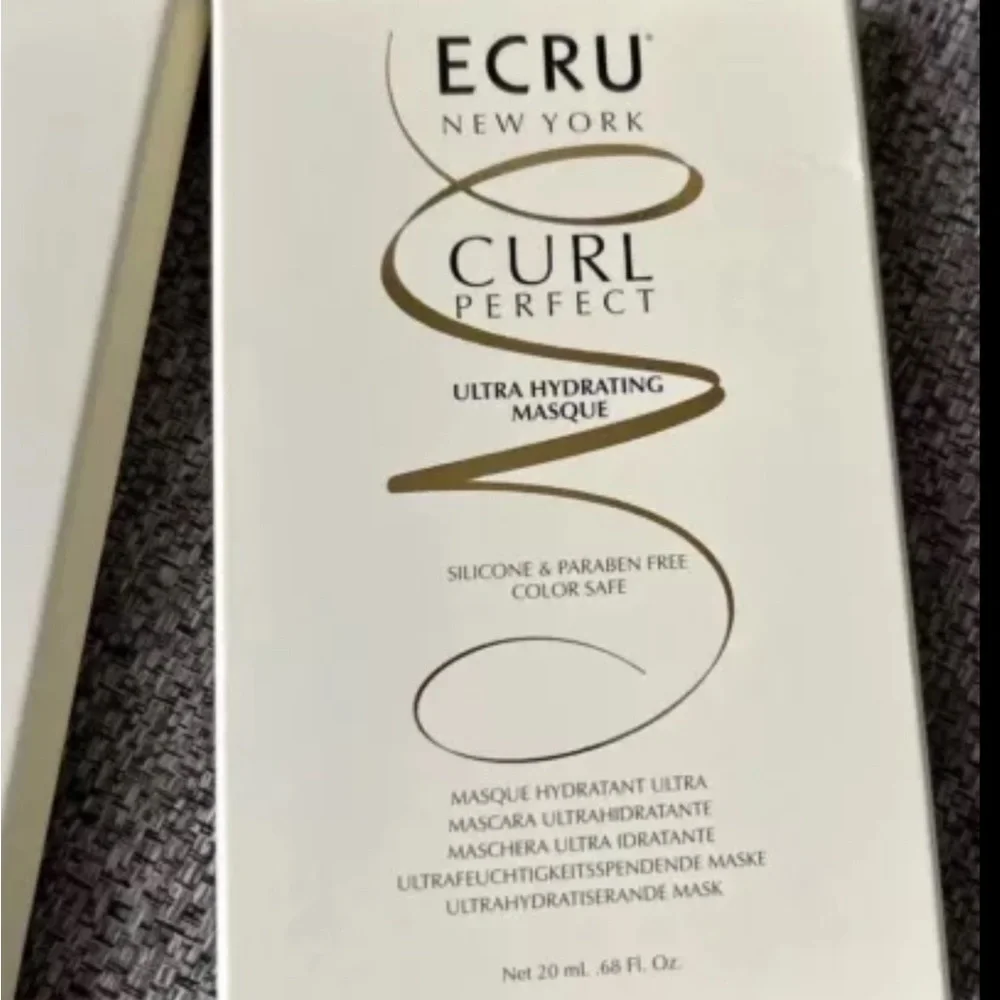Ecru New York Curl Perfect Ultra Hydrating Hair Masque 5 Treatments .68 Fl. Oz.